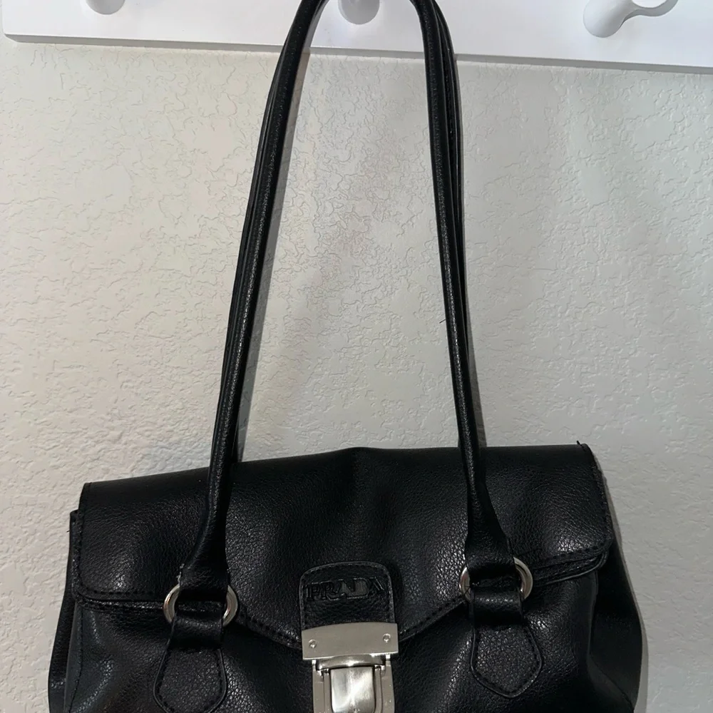 Prada Black Leather Shoulder Bag - Picture 2 of 5